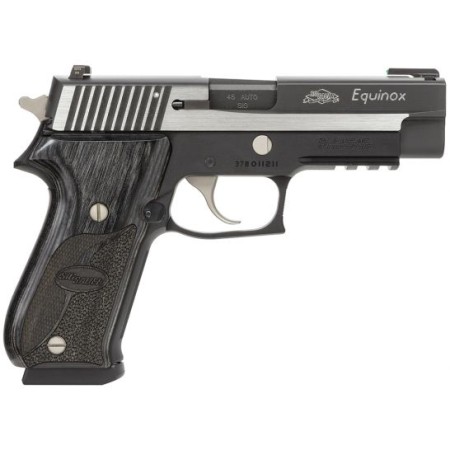 Sig Sauer P220 Equinox .45 ACP Pistol, Hardcoat Anodized Black - 220R-45-EQ-CA