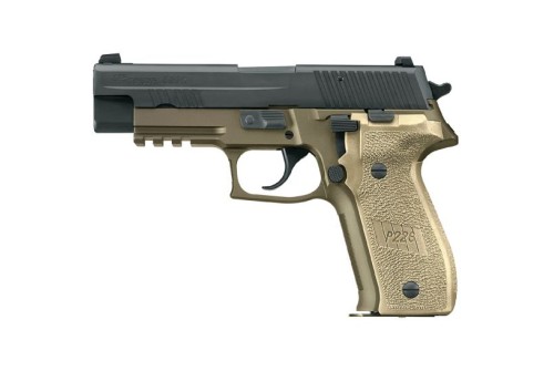 Sig Sauer P220 Combat Full-Size California Compliant .45 ACP Semi-Automatic Pistol, Hardcoat Anodized FDE - 220-45-CP-DS-CA