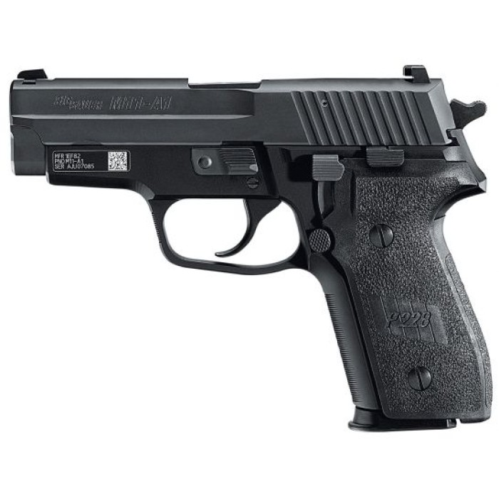 Sig Sauer M11-A1 Compact 9mm Semi-Automatic Pistol, Hardcoat Anodized Black - M11-A1-10