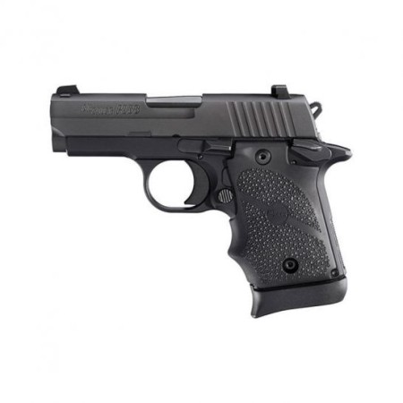 Sig Sauer P938 BRG Micro-Compact 9mm Semi-Automatic Pistol, Hardcoat Anodized Black - 938M-9-BRG-AMBI