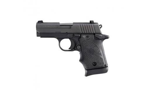 Sig Sauer P938 BRG Micro-Compact 9mm Semi-Automatic Pistol, Hardcoat Anodized Black - 938M-9-BRG-AMBI