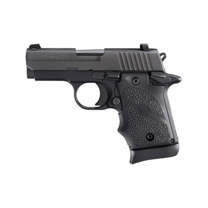 Sig Sauer P938 BRG Micro-Compact 9mm Semi-Automatic Pistol, Hardcoat Anodized Black - 938M-9-BRG-AMBI