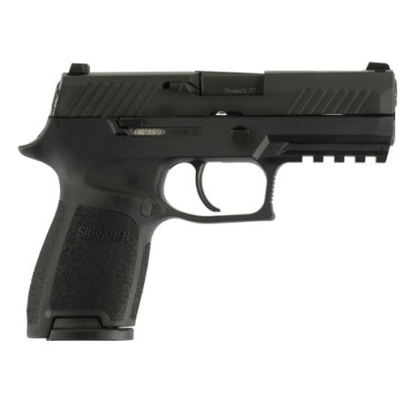 Sig Sauer P320 Nitron Compact 9mm Semi-Automatic Pistol, Blk - 320C-9-B-10
