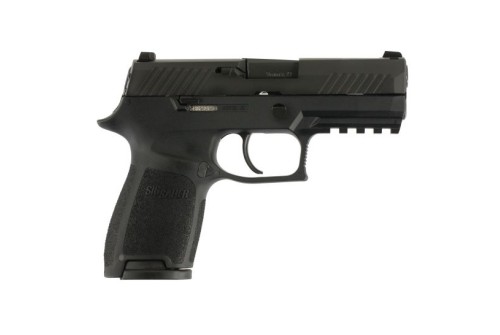 Sig Sauer P320 Nitron Compact 9mm Semi-Automatic Pistol, Blk - 320C-9-B-10
