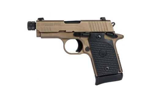 Sig Sauer P938 Emperor Scorpion Tb Micro-Compact 9mm Semi-Automatic Pistol, FDE PVD - 938-9-ESCPN-T-AMBI