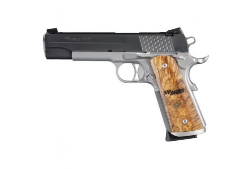 Sig Sauer 1911 STX Full-Size .45 ACP Semi-Automatic Pistol, Stainless - 1911M-45-STX