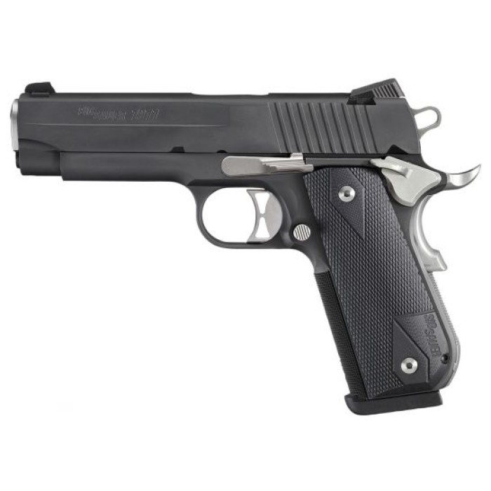 Sig Sauer 1911 Fastback Nightmare Carry .45 ACP Semi-Automatic Pistol, Black Nitron - 1911FCAM-45-NMR