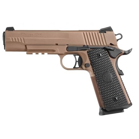 Sig Sauer 1911 Emperor Scorpion Full-Size .45 ACP Semi-Automatic Pistol, FDE PVD - 1911RM-45-ESCPN