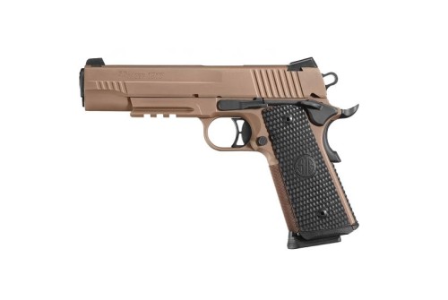 Sig Sauer 1911 Emperor Scorpion Full-Size .45 ACP Semi-Automatic Pistol, FDE PVD - 1911RM-45-ESCPN