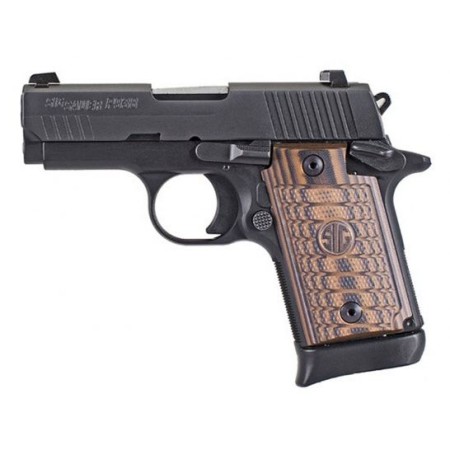 Sig Sauer P938 Select Micro-Compact 9mm Semi-Automatic Pistol, Hardcoat Anodized Black - 938-9-SEL-AMBI