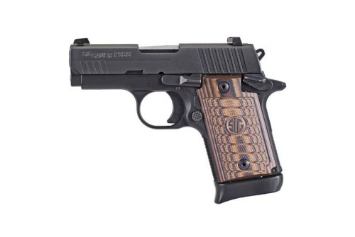 Sig Sauer P938 Select Micro-Compact 9mm Semi-Automatic Pistol, Hardcoat Anodized Black - 938-9-SEL-AMBI