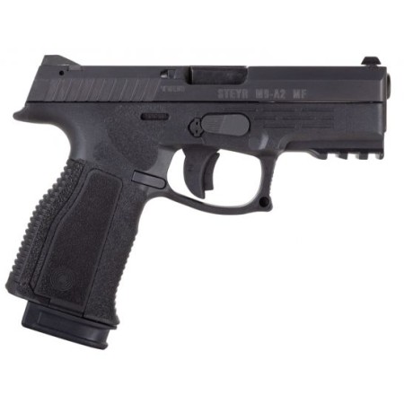 Steyr Arm M9-A2 MF 9x19mm Semi-Automatic Mechanically Locked Recoil-Operated Pistol, Blk - 78.221.2HO