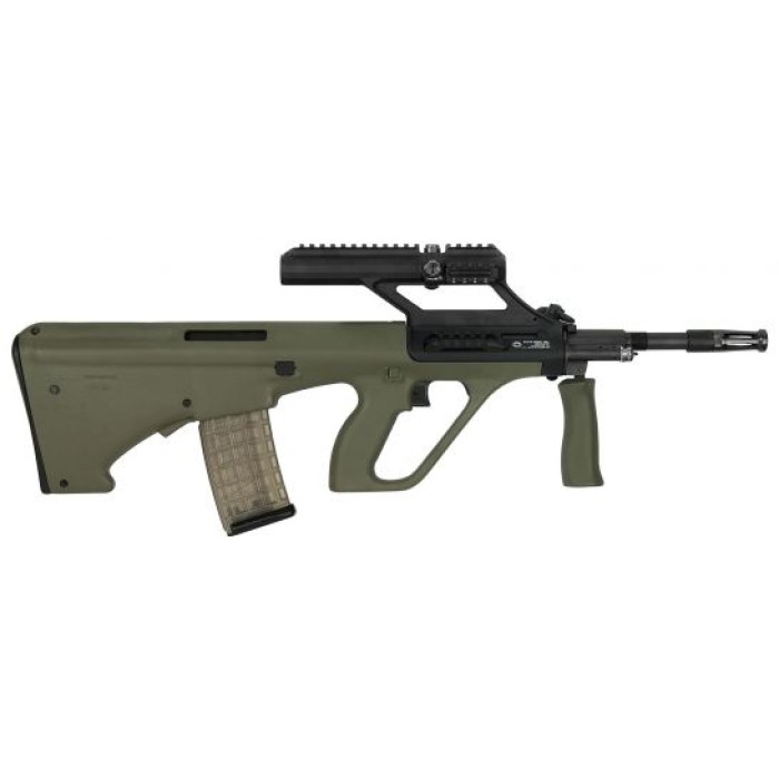 Steyr Arm AUG A3 M1 with 3x Optic .223 Rem/5.56 Semi-Automatic Rifle, OD Green - AUGM1GRNO3
