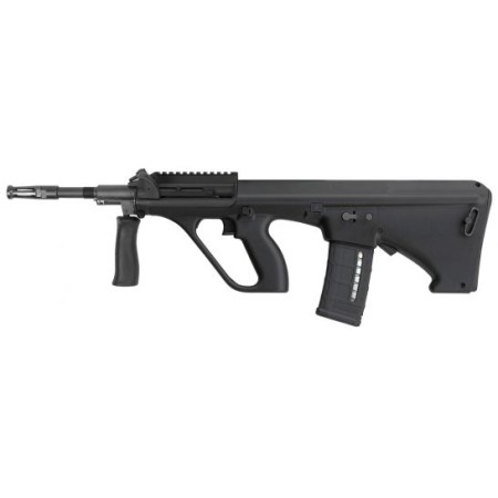 Steyr Arm AUG A3 M1 NATO with Short Rail .223 Rem/5.56 Semi-Automatic Rifle w/ Short 11-Slot Rail, Hard Eloxal Coated - AUGM1BLKNATOS