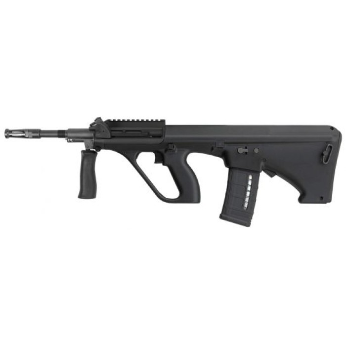 Steyr Arm AUG A3 M1 NATO with Short Rail .223 Rem/5.56 Semi-Automatic Rifle w/ Short 11-Slot Rail, Hard Eloxal Coated - AUGM1BLKNATOS