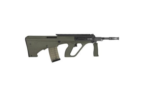 Steyr Arm AUG A3 M1 with Extended Rail .223 Rem/5.56 Semi-Automatic Rifle w/ Extended Rail, OD Green - AUGM1GRNH2
