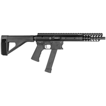 TNW Firearms Aero Survival 9mm Semi-Automatic AR Pistol, Hardcoat Anodized Black - ASRP-XPKG-0009-BKXX