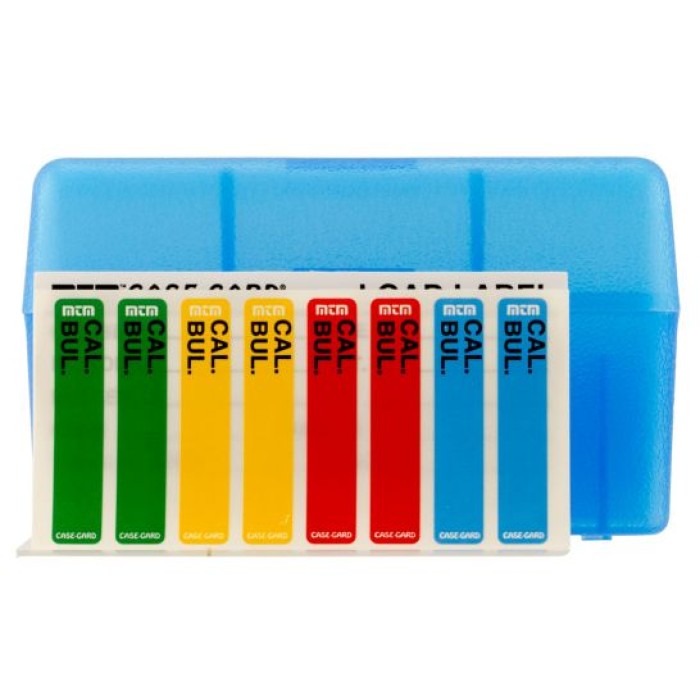 MTM Flip-Top 223 204 Ruger 6x47 50 Round Clear Blue Ammo Box (RS-50-24)
