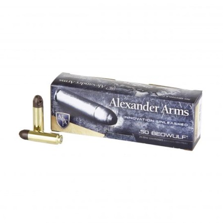Alexander Arms PolyCase Inceptor 200 gr ARX .50 Beowulf Ammo, 20/box - A-B200ARXBX