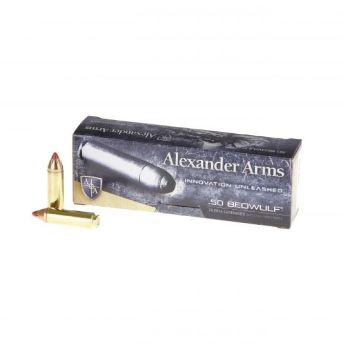 Alexander Arms FTX 300 gr BT .50 Beowulf Ammo, 20/box - A-B300FTXBX