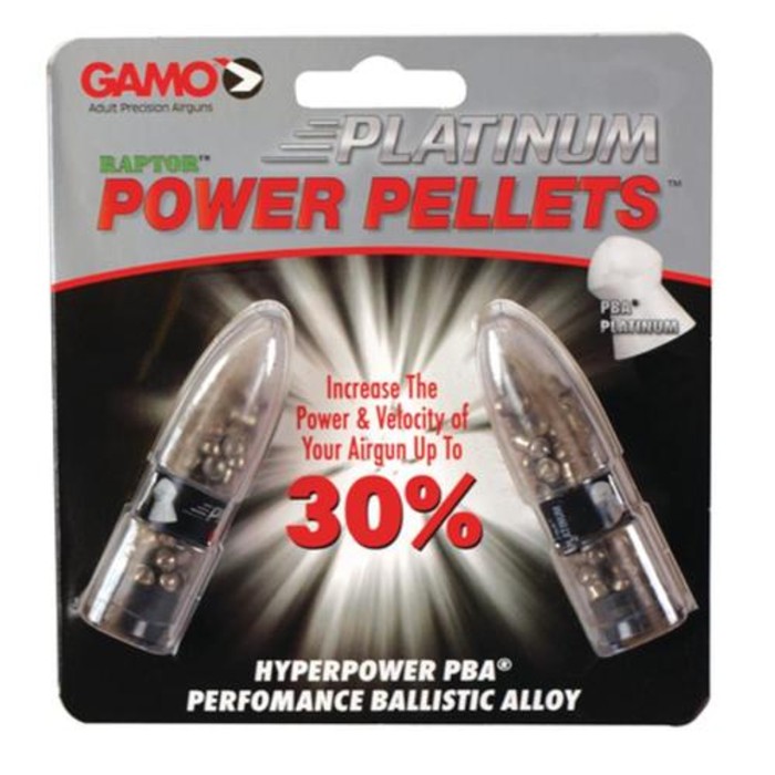 GAMO PBA Platinum Pellets, 22PEL, Black Blister Card, 50 Pack (632265554)