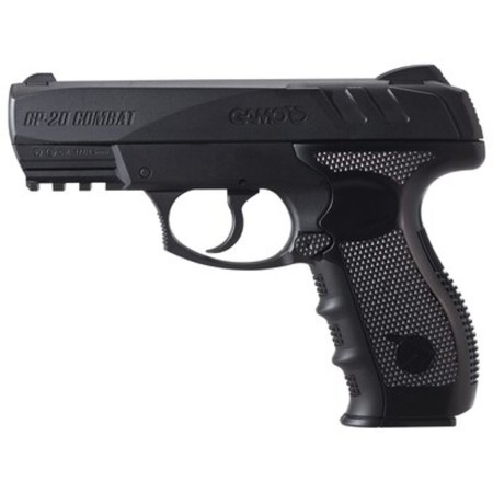 GP-20 Combat Air Pistol .177 Caliber Smooth Bore Barrel Manual Safety Shoots Metal BB's 12 grs CO2 Power Black 20 Round