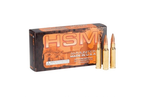HSM Match 90 Grain .223 Rem Ammunition 50 Rounds