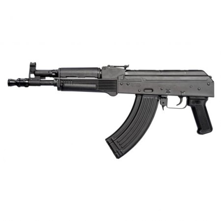 Pioneer Arms Hellpup Elite AKM-47 7.62x39mm Pistol w/ Optics Rail, Matte Black - AK0031ESBA3