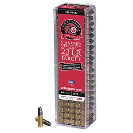 Cci 22Lr SV Ruger 70Th Ann 100/5000 30RUG