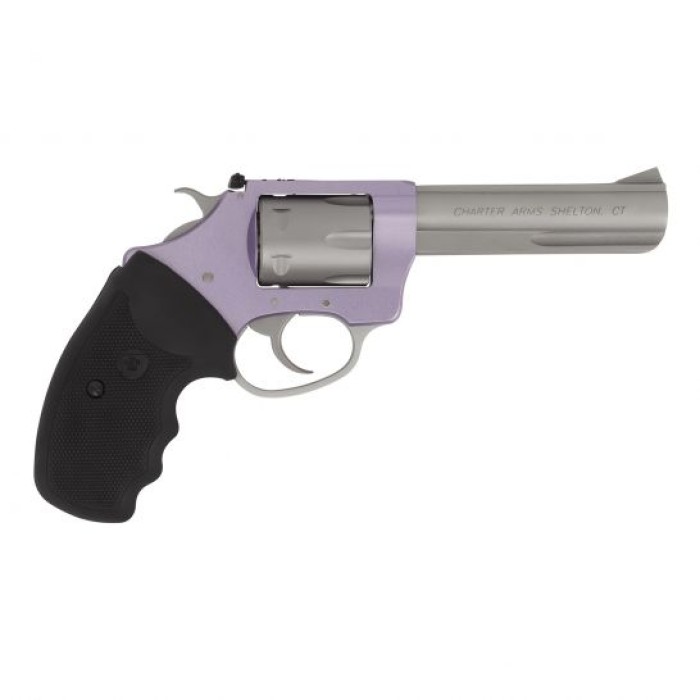 Charter Arms Pathfinder Lite .22lr Revolver, Lavender/Stainless - 52242