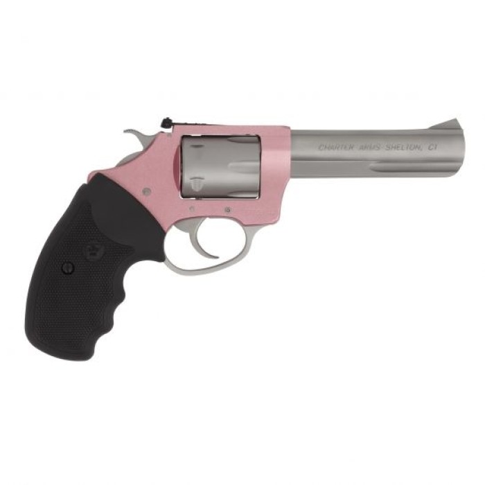 Charter Arms Pathfinder Lite .22lr Revolver, Pink/Stainless - 52232