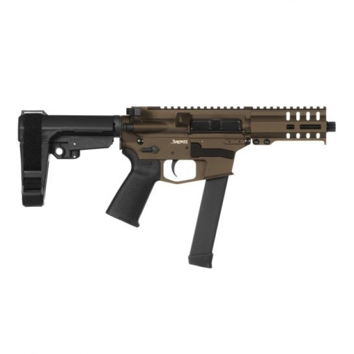 CMMG Banshee 300 MKGS 9mm AR Pistol, Cerakote Midnight Bronze - 99A172F-MB