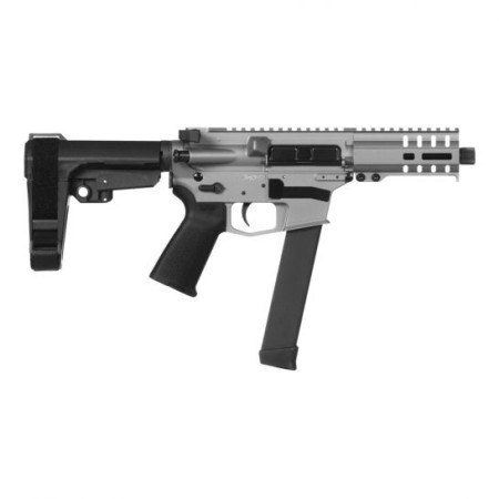 CMMG Banshee 300 MKGS 9mm AR Pistol, Cerakote Titanium - 99A172F-TI