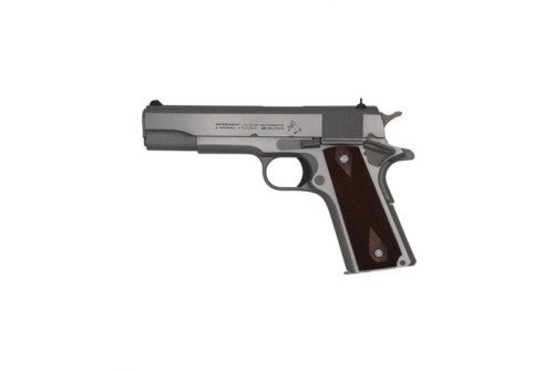 Colt Mfg O1911CSS38 1911 Government 38 Super Caliber with 5" National Match Barrel, 9+1 Capacity, Overall Stainless Steel