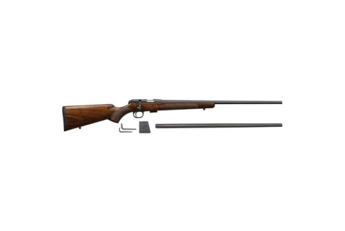 CZ 457 American Combo .22 LR/.17 HMR, Nitride Finish, Wood