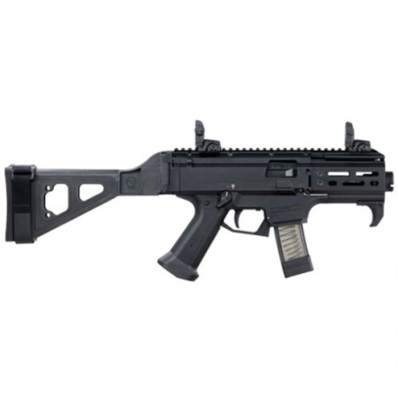CZ-USA CZ Scorpion EVO 3 S2 Micro (Low Capacity) 9mm AR Pistol w/ Folding Brace, Blk - 01345