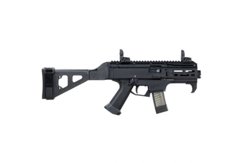 CZ-USA CZ Scorpion EVO 3 S2 Micro (Low Capacity) 9mm AR Pistol w/ Folding Brace, Blk - 01345