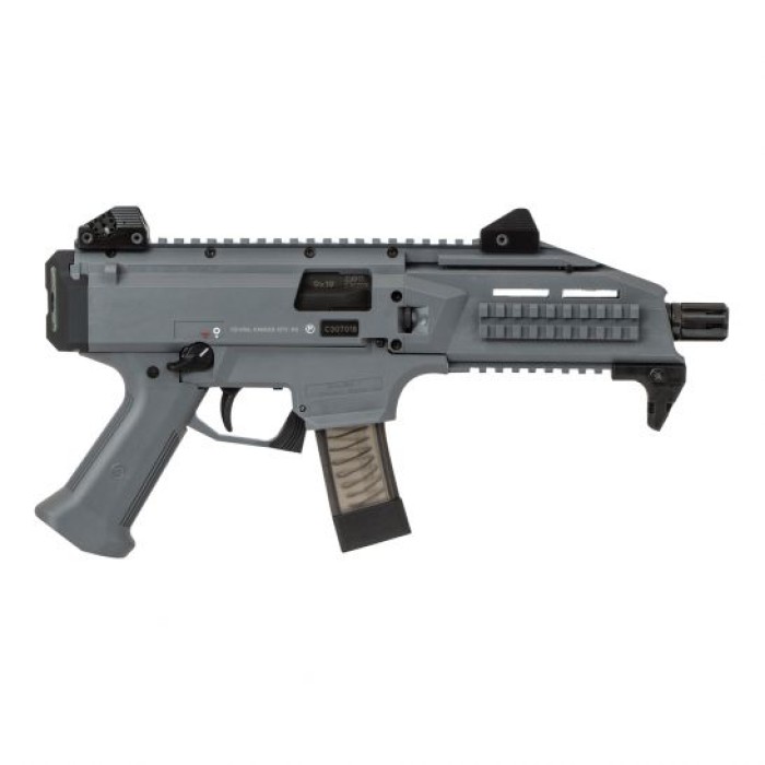 CZ-USA CZ Scorpion EVO 3 S1 Pistol Battleship Grey (Low Capacity) 9mm AR Pistol, Battleship Gray - 01356