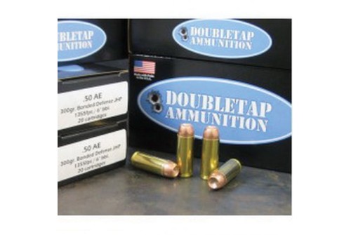 DOUBLETAP AMMUNITION BONDED DEFENSE 50 AE 300GR JACKETED HOLLOW POINT 20 ROUNDS PER BOX