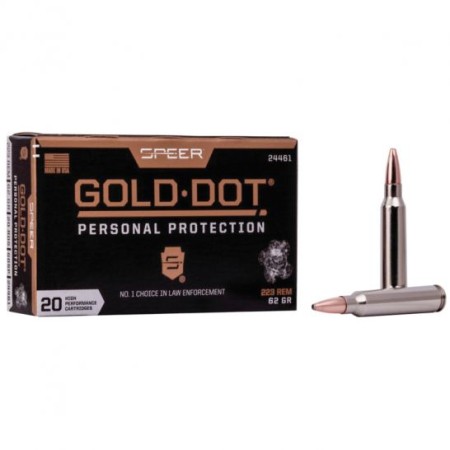 Speer 62 gr GDSP .223 Rem Ammo, 20/pack - 24461