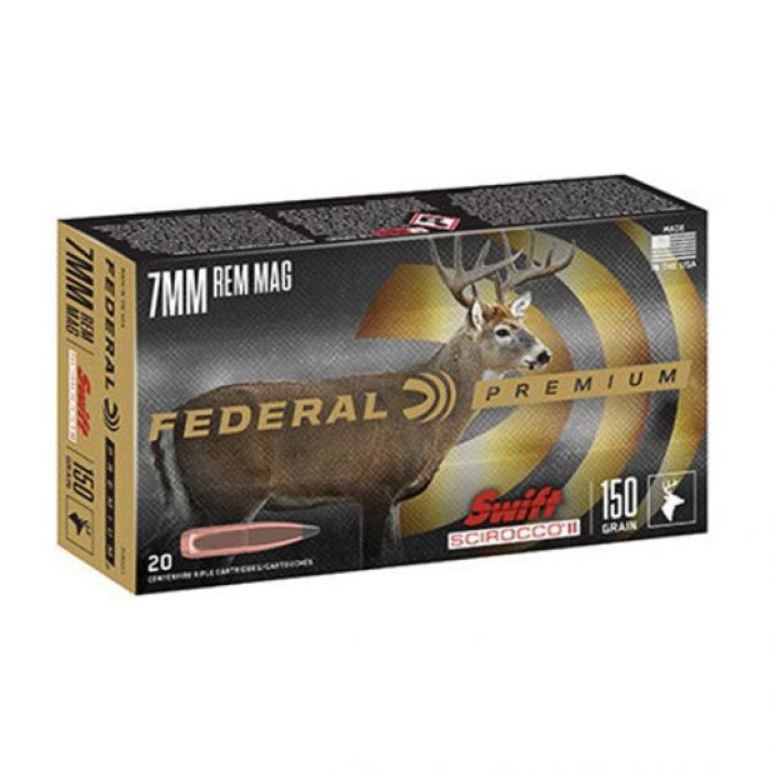 Federal 130 gr Swift Scirocco II .270 Win Ammo - P270SS1