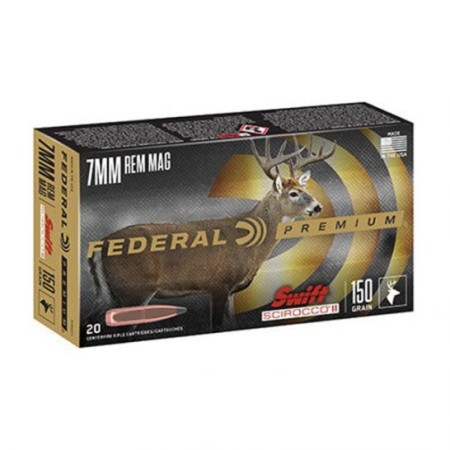 Federal 130 gr Swift Scirocco II .270 WSM Ammo - P270WSMSS1