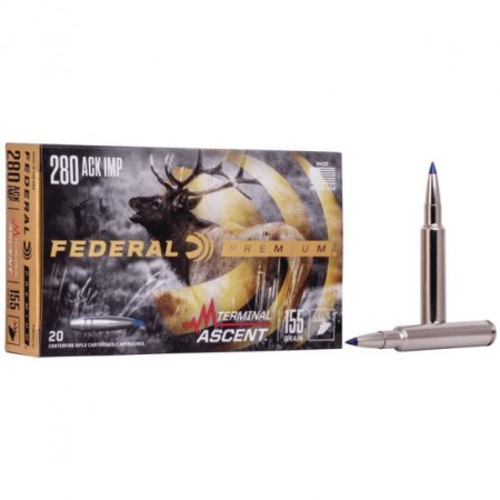 Federal 155 gr Terminal Ascent .280 Ammo, 20/pack - P280AITA1