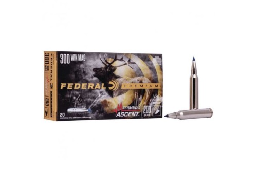 Federal 200 gr Terminal Ascent .300 Win Mag Ammo, 20/pack - P300WTA1