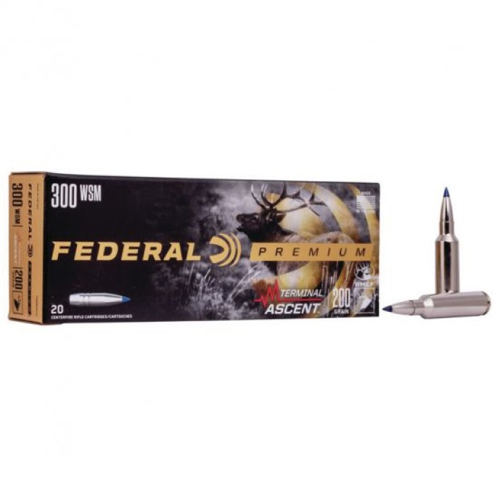 Federal 200 gr Terminal Ascent .300 WSM Ammo, 20/pack - P300WSMTA1