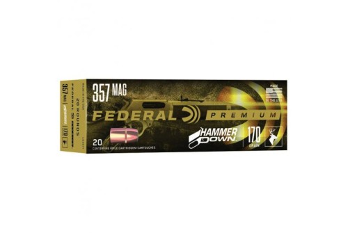 Federal HammerDown 170 gr BHP .357 Mag Ammo, 20/pack - LG3571