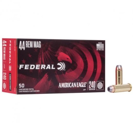 Federal American Eagle 240 gr JHP .44 Rem Mag Ammo, 50/pack - WMAE44A