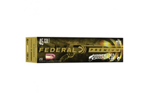Federal HammerDown 250 gr .45 Colt Ammo, 20/pack - LG45C1
