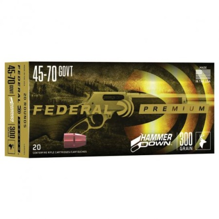 Federal HammerDown 300 gr BSP .45-70 Ammo, 20/pack - LG45701