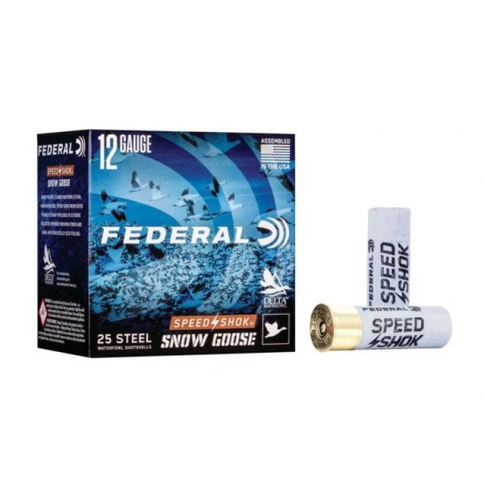 Federal Speed Shok Snow Goose 12ga 3" #2 Ammunition, 25rds - WF142SG2